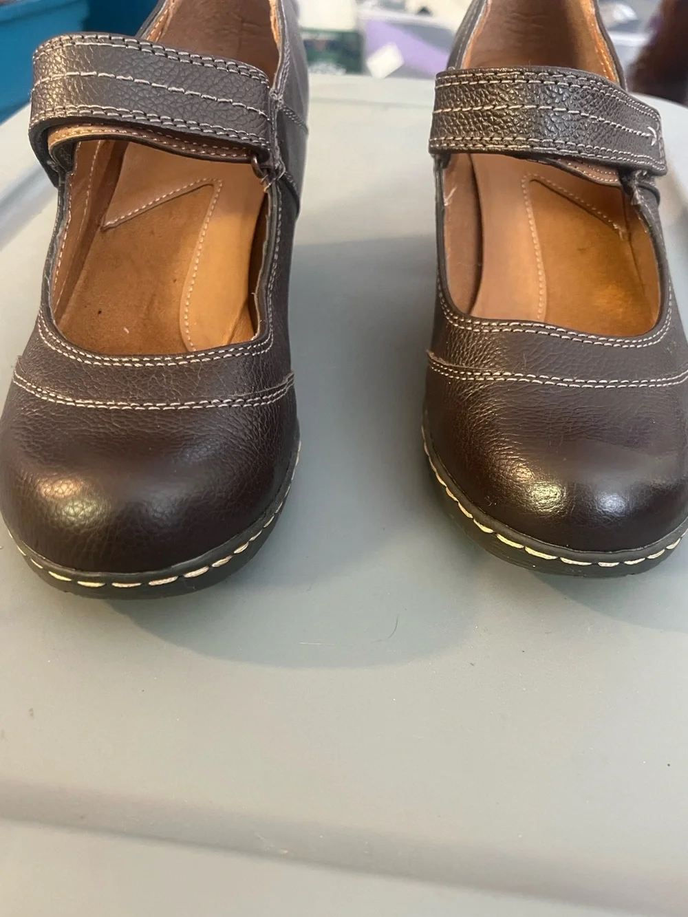 I Love Comfort Mary Jane Women's Leather Shoes Like New!!! Size 8.5